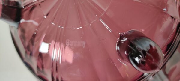 Ankerglas Bernsdorf. Cuenco de cristal amatista - Imagen 7