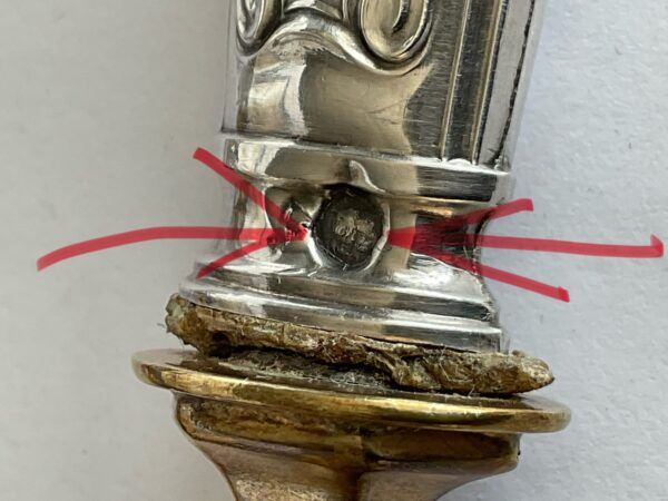 Cubiertos servir plateados y dorados - Imagen 4