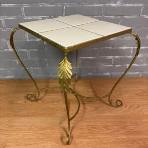 Mesa auxiliar - Metal - Mesa de centro con tapa de baldosas