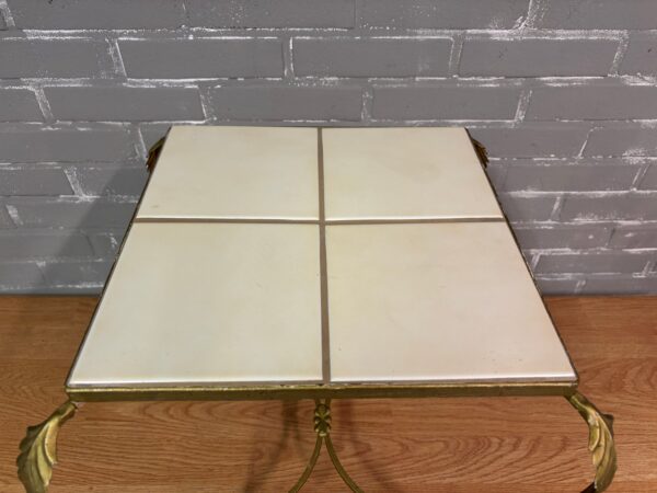 Mesa auxiliar - Metal - Mesa de centro con tapa de baldosas - Imagen 8
