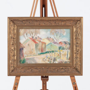 Cuadro. Paisaje con casas – David Jägerskogh